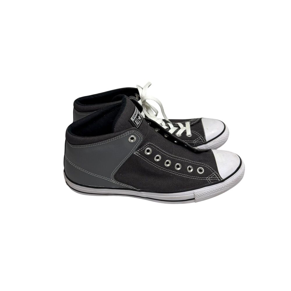 Converse All Star High Top Sneaker Shoe Canvas Rubber Toe Cap Gray Men 11